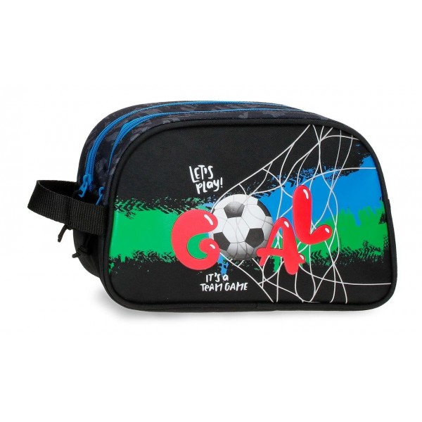Borseta cosmetice Movom Offside negru, 2 compartimente 10x16x26 cm
