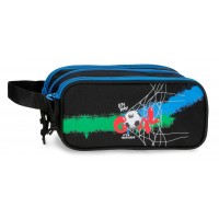 Penar Movom Offside negru, 3 compartimente 9x10x22 cm