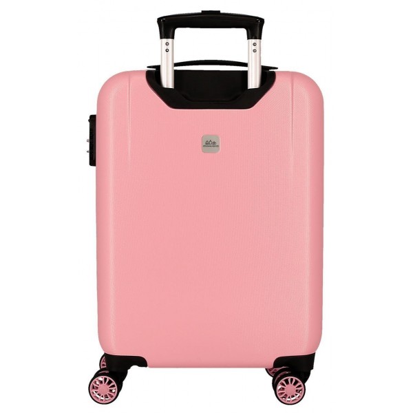 Troler cabina copii Movom Luggage ABS 4 roti, nude 20x55x38 cm