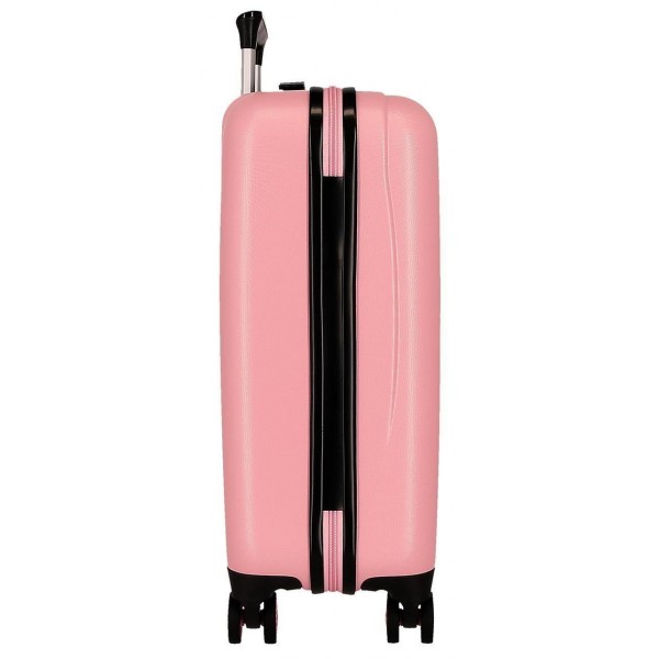 Troler cabina copii Movom Luggage ABS 4 roti, nude 20x55x38 cm