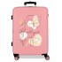 Troler mediu Movom Luggage ABS, 4 roti, extensibil nude, 23x65x46 cm