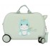 Valiza copii ride-on Roll Road Happy Pets My Little Dino ABS, 4 roti, 20x31x45 cm