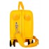 Valiza copii ride-on Roll Road Happy Pets Giraffe ABS, 4 roti, 20x31x45 cm