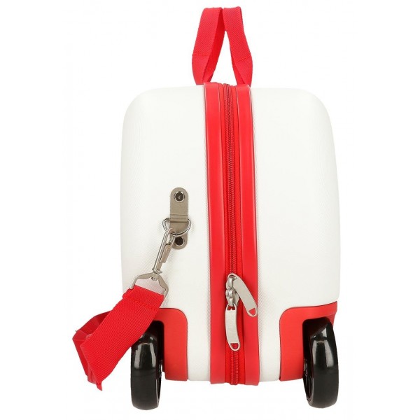 Valiza copii ride-on Roll Road Happy Pets Lion ABS, 4 roti, 20x31x45 cm