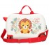 Valiza copii ride-on Roll Road Happy Pets Lion ABS, 4 roti, 20x31x45 cm