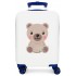 Troler copii Roll Road Happy Pets My Little Teddy ABS, 4 roti, 20x50x33 cm