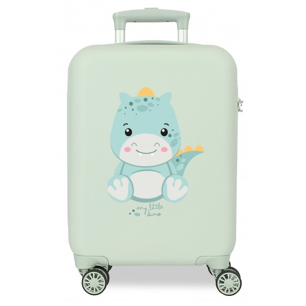 Troler copii cabina Roll Road Happy Pets My Little Dino ABS, 4 roti, 20x50x33 cm