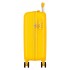 Troler copii cabina Roll Road Happy Pets Giraffe ABS, 4 roti, ocru, 20x50x33 cm
