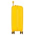 Troler copii cabina Roll Road Happy Pets Giraffe ABS, 4 roti, ocru, 20x50x33 cm