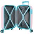 Troler mic copii Roll Road Happy Pets Owl ABS, 4 roti, roz turcoaz, 20x50x33 cm