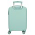 Troler copii cabina Roll Road Happy Pets Owl ABS, 4 roti, turcoaz, 20x50x33 cm