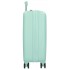 Troler copii cabina Roll Road Happy Pets Owl ABS, 4 roti, turcoaz, 20x50x33 cm