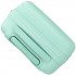 Troler copii cabina Roll Road Happy Pets Owl ABS, 4 roti, turcoaz, 20x50x33 cm