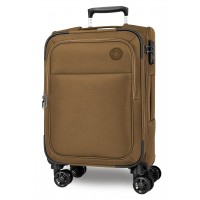 Troler cabina Movom Atlanta textil, extensibil, bej sampanie 20x56x37 cm