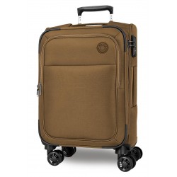 Troler cabina Movom Atlanta textil, extensibil, bej sampanie 20x56x37 cm