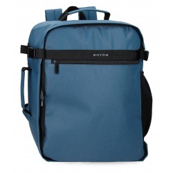 Rucsac calatorie Movom Foster denim, adaptabil 20x40x30 cm