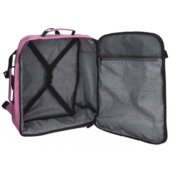 Rucsac calatorie Movom Foster roz zmeuriu, adaptabil 20x40x30 cm