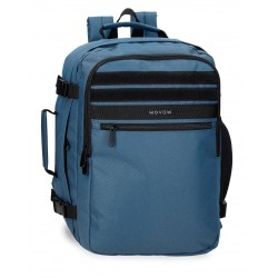 Rucsac calatorie Movom Foster, 2 compartimente, denim adaptabil 20x40x27 cm