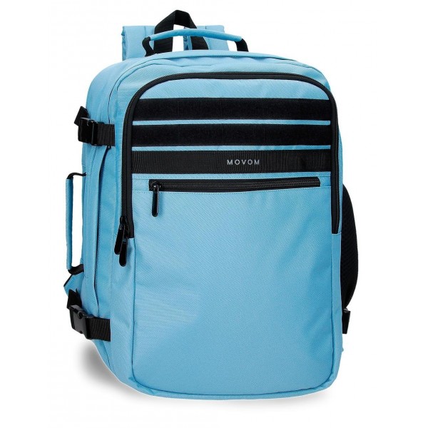Rucsac calatorie Movom Foster 2 compartimente, albastru adaptabil 20x40x27 cm