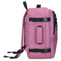 Rucsac calatorie Movom Foster, 2 compartimente, roz zmeuriu adaptabil 20x40x27 cm