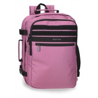 Rucsac calatorie Movom Foster, 2 compartimente, roz zmeuriu adaptabil 20x40x27 cm