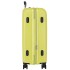 Troler mediu Roll Road Menorca, ABS, extensibil, 4 roti, galben, 24x65x46 cm