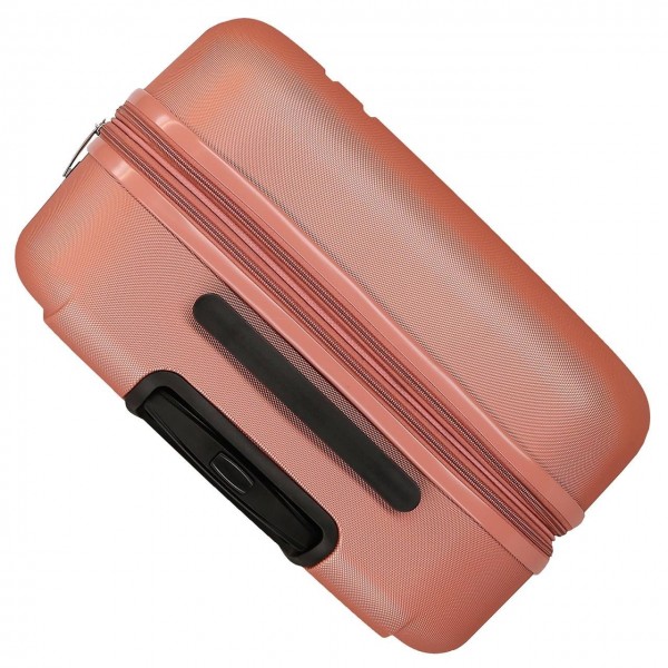 Troler mare Roll Road Menorca, ABS, extensibil, 4 roti, nude, 27x75x52 cm