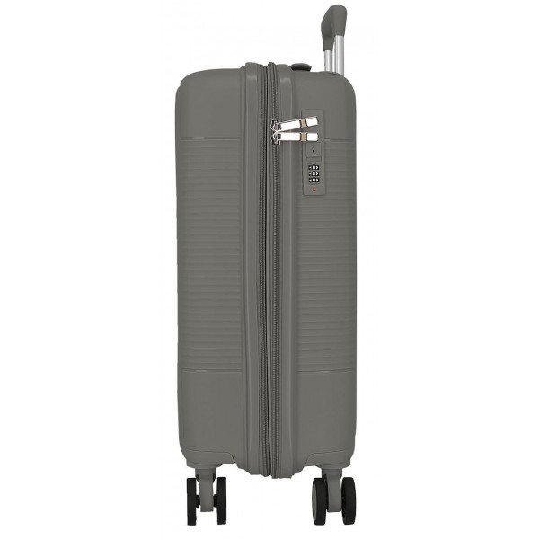 Troler cabina Roll Road Acadia, polipropilena, extensibil, 4 roti, antracit, 20x55x35 cm