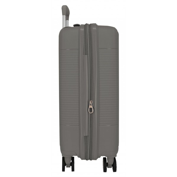 Troler cabina Roll Road Acadia, polipropilena, extensibil, 4 roti, antracit, 20x55x35 cm