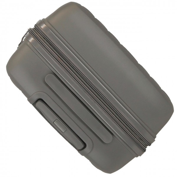 Troler mare Roll Road Acadia, polipropilena, extensibil, 4 roti, antracit, 29x75x48 cm