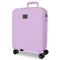 Troler cabina Movom Timber, ABS, extensibil, 4 roti, lila, 20x55x40 cm