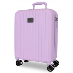 Troler cabina Movom Timber, ABS, extensibil, 4 roti, lila, 20x55x40 cm