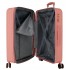Troler mediu Movom Timber, ABS, extensibil, 4 roti, nude, 27x68x48 cm