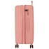 Troler mediu Movom Timber, ABS, extensibil, 4 roti, nude, 27x68x48 cm