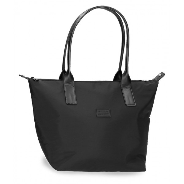 Geanta tote Movom Loop, negru, 18.5x31x45 cm