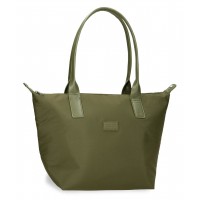 Geanta tote Movom Loop, kaki, 18.5x31x45 cm