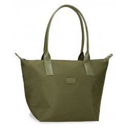 Geanta tote Movom Loop, kaki, 18.5x31x45 cm