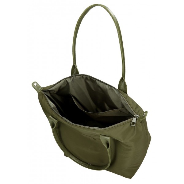 Geanta tote Movom Loop, kaki, 18.5x31x45 cm