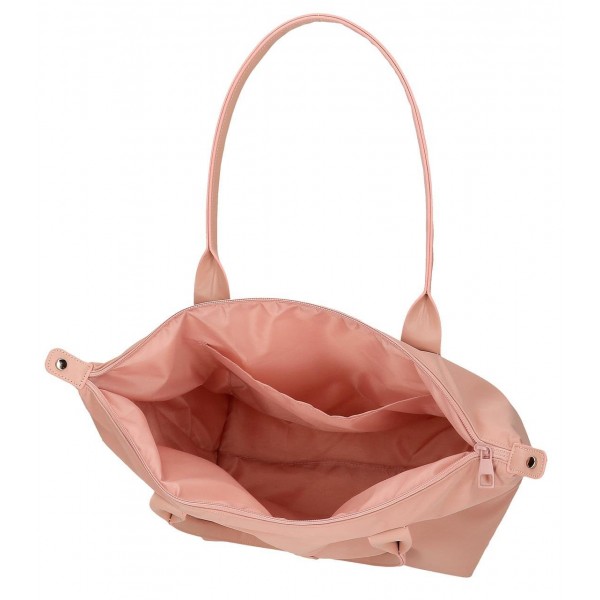 Geanta tote Movom Loop, nude, 18.5x31x45 cm