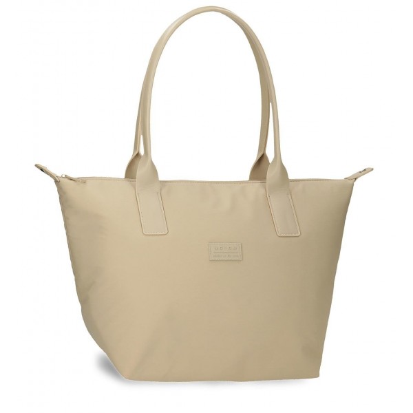Geanta tote Movom Loop, bej, 18.5x31x45 cm