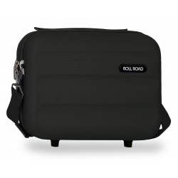 Geanta cosmetice Roll Road Flex, ABS, adaptabila, negru, 15x21x29 cm