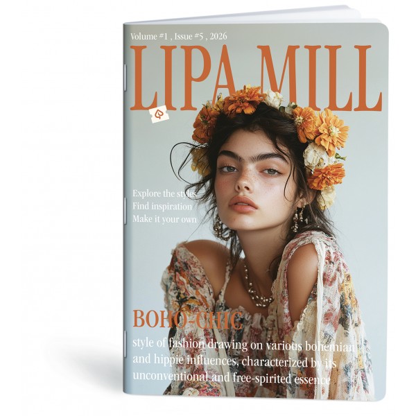 Caiet A4 40 file Lipa Mill Style Magazine dictando