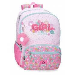 Rucsac fete Enso Girl Zone adaptabil, 2 compartimente 17x44x32 cm