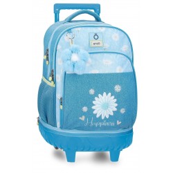 Rucsac troler detasabil Enso Happiness 2 roti 21x44x33 cm
