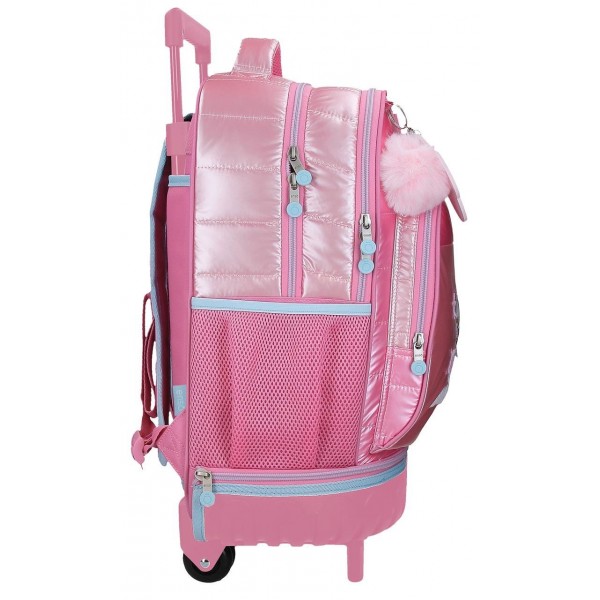 Rucsac troler detasabil Enso Into The Wild 2 compartimente, 2 roti 21x44x33 cm