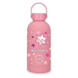Sticla termo 350 ml Enso Into the Wild din otel inoxidabil roz 6.5x18.5x6.5 cm