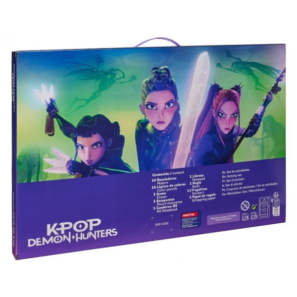 Set activitati K-Pop Demon Hunters - 46 piese
