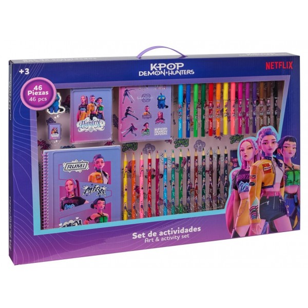 Set activitati K-Pop Demon Hunters - 46 piese