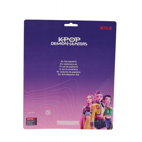 Set de scris K-Pop Demon Hunters Stationery