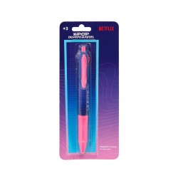 Display pix retractabil mina 4 culori K-Pop Demon Hunters Stationery 190x80 mm